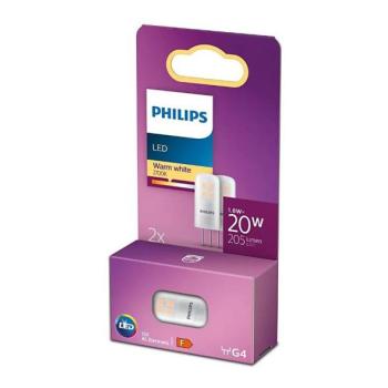 Philips KÉSZLET 2x LED Izzó Philips G4/1,8W/12V 2700K  kép