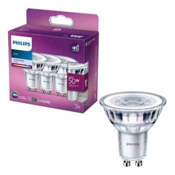 Philips KÉSZLET 3x LED Izzó Philips PAR16 GU10/4,6W/230V 4000K  kép
