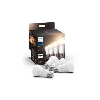 Philips KÉSZLET 4x LED Dimmelhető izzó Philips Hue WHITE A60 E27/9W/230V 2700K  kép