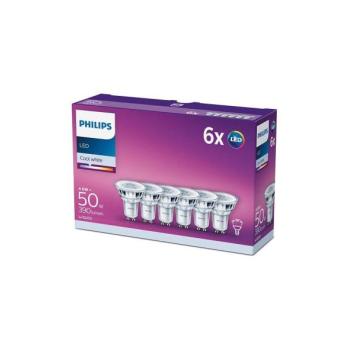 Philips KÉSZLET 6xLED Izzó Philips GU10/4,6W/230V 4000K  kép