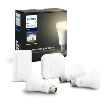 Philips Kezdőcsomag Philips Hue STARTER KIT 3xE27/9W 2700K + központi egység  kép
