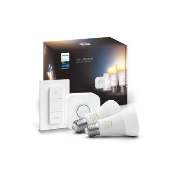 Philips Kezdőkészlet Philips Hue WHITE AMBIANCE 2xE27/8W/230V + csatlakozó eszköz  kép