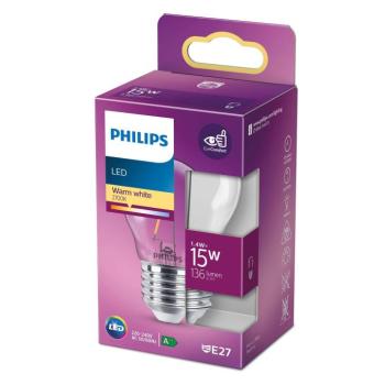 Philips LED Classic csepp lámpa E27 P45 1,4W átlt. kép