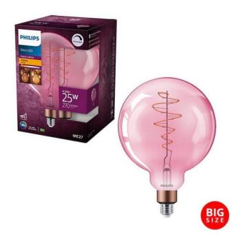 Philips LED Dimmelhető izzó Philips DECO G200 E27/4,5W/230V 1800K  kép