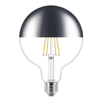 Philips LED Dimmelhető izzó tükörgömbfejjel Philips G125 E27/7,2W/230V 2700K  kép