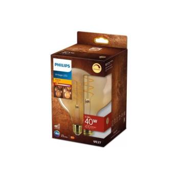 Philips LED Dimmelhető izzó VINTAGE Philips G125 E27/5,5W/230V 2200K  kép