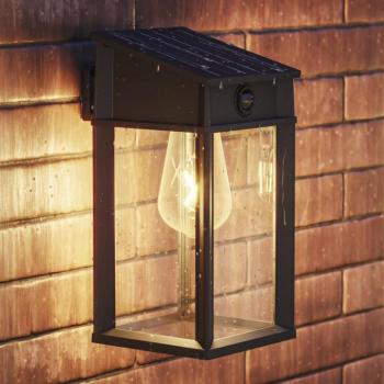 Philips LED kültéri falilámpa Geri UE érzékelővel, szögletes, IP44 kép