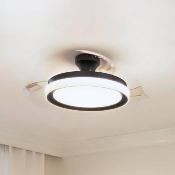 Philips LED mennyezeti ventilátor Bliss fekete/fehér, csendes, CCT kép