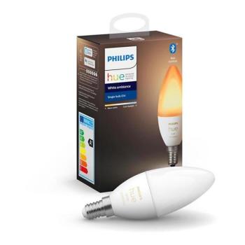 Philips LED Szabályozható izzó Philips Hue WHITE B39 E14/5,2W/230V 2200K  kép