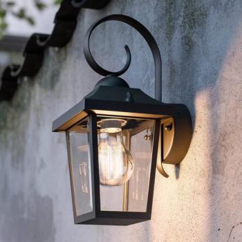 Philips myGarden Buzzard kültéri fali lámpa, fekete kép