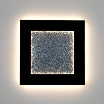 Plenilunio Eclipse LED-es fali lámpa, barna/ezüst színű, 80 cm-es kép