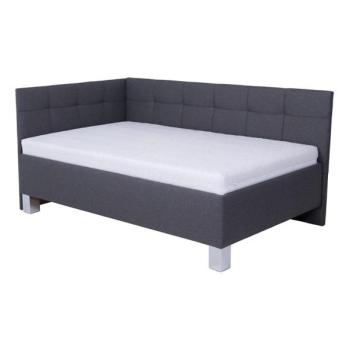 POHODA Ágy matraccal és tárolóval MARIA PETITE 120x200 cm szürke, kárpitozott  kép