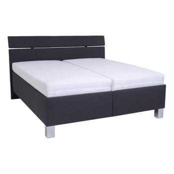 POHODA Kárpitozott ágy tárolóhellyel matrac nélkül ALIS 160x200 cm antracit  kép