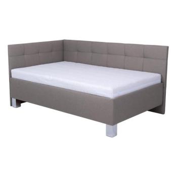 POHODA Kárpitozott ágy tárolóhellyel matrac nélkül MARIA PETITE 120x200 cm taupe  kép