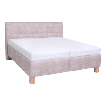 POHODA Kárpitozott ágy tárolóhellyel matrac nélkül VIOLET 180x200 cm bézs  kép