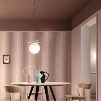 Posy S1 függőlámpa, Ø 25 cm, muranói üveg kép