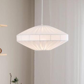 PR Home Edith függőlámpa, Ø 38 cm, pamut, fehér kép