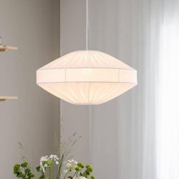 PR Home Edith függőlámpa, Ø 50 cm, pamut, fehér kép