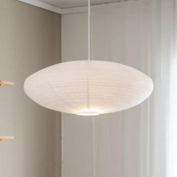 PR Home függőlámpa Yuni, fehér, Ø 60 cm, fehér felfüggesztés, E14 kép