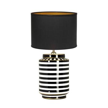 PR Home Gatsby asztali lámpa, Ø 30 cm, kerámia/textília kép