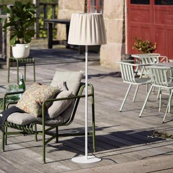 PR Home kültéri állólámpa Agnar, fehér/bézs, 140 cm kép
