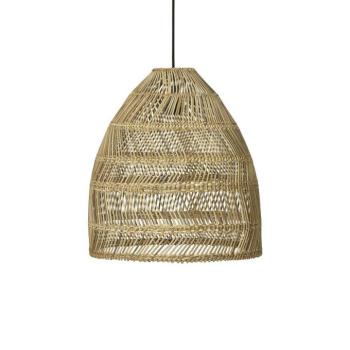 PR Home Maja függőlámpa, natúr rattan, Ø 53 cm, IP44 kép