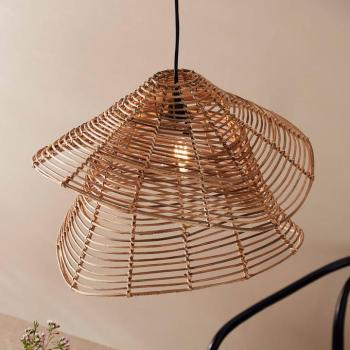 PR Home Olga rattan lógó világítás, Ø 51 cm kép