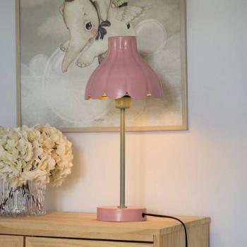 PR Home Wera asztali lámpa, rózsaszín/zöld, magasság 47 cm, fém kép