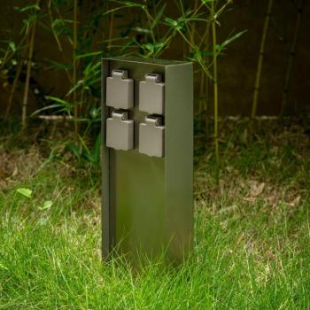 Prios Foranda energiaoszlop, 4 db, rozsdamentes acél, 40 cm kép