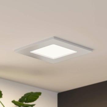 Prios Helina LED-es süllyesztett lámpa, ezüst, 11,5 cm, dimmelhető kép