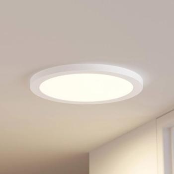 Prios LED mennyezeti lámpa Aureka, mozgásérzékelő, Ø 33 cm, fehér kép