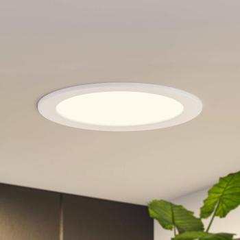 Prios LED süllyesztett lámpa Cadance, fehér, 22 cm, 10 darabos készlet, CCT kép