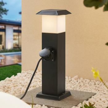 Prios Riksa lábazati lámpa, 2 foglalat, fekete kép