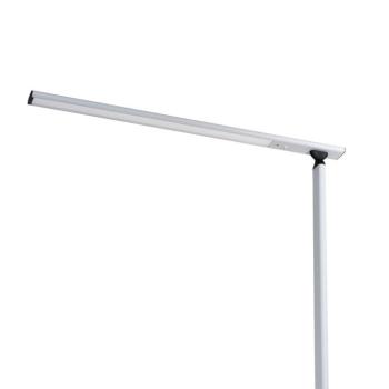 Prios Zyair LED-es irodai állólámpa, ezüst 108,4 cm kép