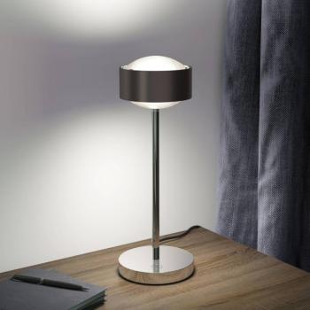 Puk! 120 Eye Table LED, matt lencsék, barna/króm kép