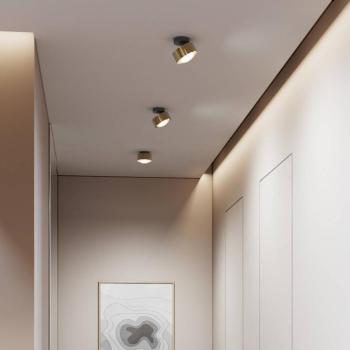 Puk! 120 Move LED spot lencse sárgaréz/fekete kép