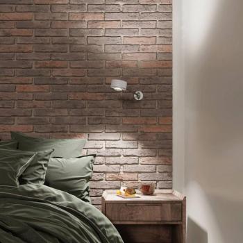 Puk Maxx Hotel G9, 30cm, átlátszó lencsék, matt fehér kép