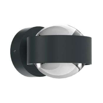 Puk Mini Wall LED 2x8W lencsék átlátszó, antracit matt kép