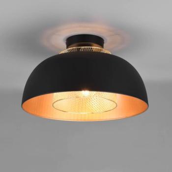 Punch mennyezeti lámpa, fekete/arany, Ø 35 cm kép