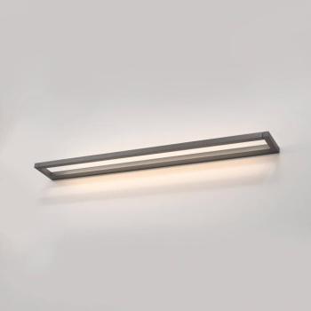 PURE LED fali lámpa Puro, szürke Szélesség 100 cm Alumínium kép
