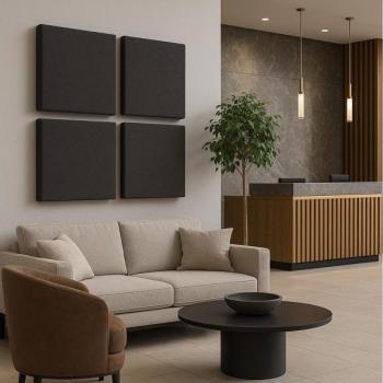 Pyrotek Akusztikus panel SILENCE 58x58 cm antracit  kép