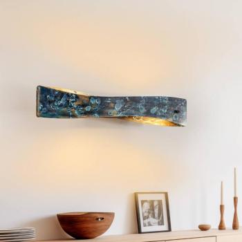 Quitani Baloria LED fali világítás, fekete/oxidált kép