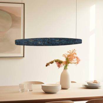 Quitani Lysia LED-es függő, oxidált/fekete, 118 cm kép