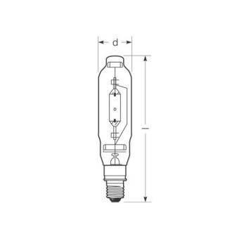 RADIUM halogén gázlámpa E40 2000W HRI-T N/I 4.300K kép