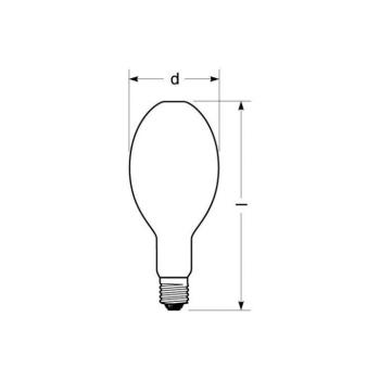 RADIUM halogén gázlámpa E40 420 W HRI-E D/PRO Ra92 kép
