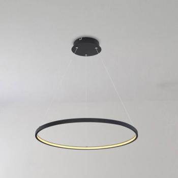 Ralph LED függő lámpa, 1 izzós, fekete, Ø 60cm kép