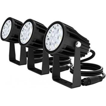 RGB-CCT LED lámpatest szett , tápegységgel , távirányítóval , 230V , dimmelhető , spot , 3 x 6W , kerti , IP65 , Miboxer (Mi-Light) , FUTC08A kép