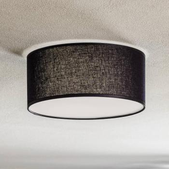 Rondo mennyezeti lámpa, fekete, Ø 30 cm kép
