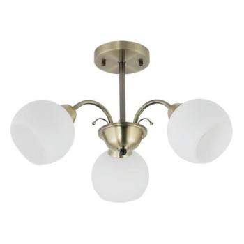  Rudas csillár NESTOR 3xE27/40W/230V sárgaréz  kép