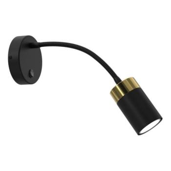 Rugalmas JOKER asztali lámpa 1xGU10/8W/230V fekete/arany  kép